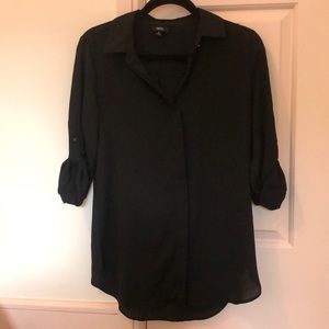 Mossimo size S black button down